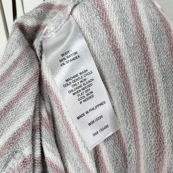 New Market & Spruce Stitch Fix Milania French Terry Curved Hem Hoodie Top Size M - Picture 9 of 11